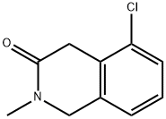 3(2H)-Isoquinolinone, 5-chloro-1,4-dihydro-2-methyl- Structure