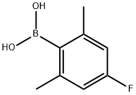 2,6-Dimethyl-4-fluorophenylboronic acid Structure