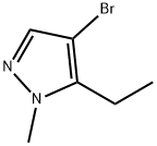 4-Bromo-5-ethyl-1-methyl-1H-pyrazole 구조식 이미지