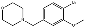 4-(4-Bromo-3-methoxybenzyl)morpholine Structure