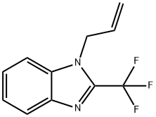 1-Allyl-2-(trifluoromethyl)benzimidazole 구조식 이미지