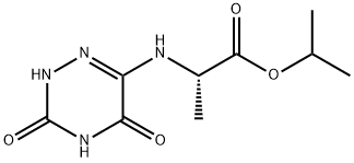 isopropyl 2-[(3,5-dioxo-2,3,4,5-tetrahydro-1,2,4-triazin-6-yl)amino]propanoate Structure