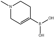 1-Methyl-1,2,3,6-tetrahydropyridine-4-boronic acid Structure