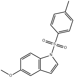 5-methoxy-1-[(4-methylphenyl)sulfonyl]-1H-Indole 구조식 이미지