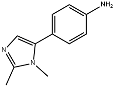 4-(1,2-dimethyl-1H-imidazol-5-yl)aniline Structure
