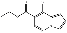 ethyl 4-chloropyrrolo[1,2-b]pyridazine-3-carboxylate 구조식 이미지
