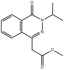 methyl 2-(3-isopropyl-4-oxo-3,4-dihydrophthalazin-1-yl)acetate Structure