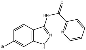 N-(6-bromo-1H-indazol-3-yl)pyridine-2-carboxamide Structure