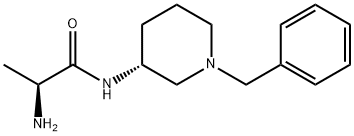 (S)-2-Amino-N-((R)-1-benzyl-piperidin-3-yl)-propionamide 구조식 이미지