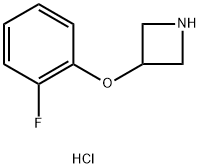 3-(2-Fluoro-phenoxy)-azetidine hydrochloride Structure