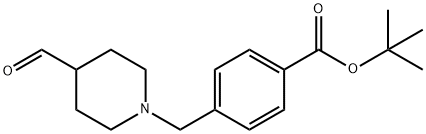 Tert-Butyl 4-((4-Formylpiperidin-1-Yl)Methyl)Benzoate Structure