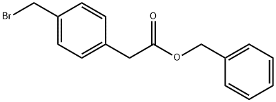 Benzyl 2-(4-(bromomethyl)phenyl)acetate 구조식 이미지