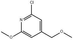 2-chloro-6-methoxy-4-(methoxymethyl)pyridine Structure