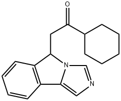 1-cyclohexyl-2-(5H-imidazo[5,1-a]isoindol-5-yl)ethanone 구조식 이미지