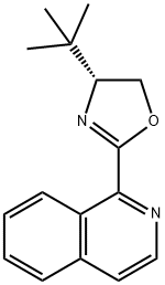 1-[(4R)-4-tert-Butyl-4,5-dihydro-2-oxazolyl]isoquinoline Structure