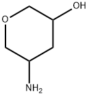 5-amino-tetrahydro-2H-pyran-3-ol 구조식 이미지