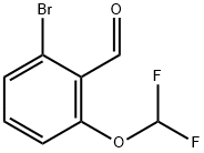 Benzaldehyde, 2-bromo-6-(difluoromethoxy)- 구조식 이미지