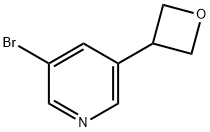 3-bromo-5-(oxetan-3-yl)pyridine Structure