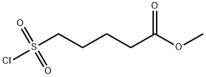 5-(Chlorosulfonyl)pentanoic acid methyl ester 구조식 이미지