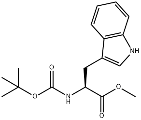 N-Boc-tryptophan methyl ester 구조식 이미지