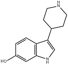 3-(4-piperidinyl)-1H-Indol-6-ol Structure