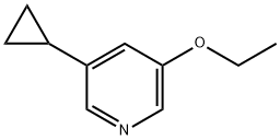 5-Cyclopropyl-3-ethoxypyridine Structure