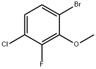 1-Bromo-4-chloro-3-fluoro-2-methoxybenzene Structure