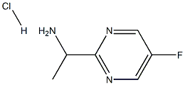 1-(5-Fluoro-pyrimidin-2-yl)-ethylamine hydrochloride 구조식 이미지