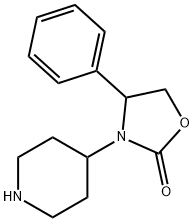 4-Phenyl-3-piperidin-4-yl-oxazolidin-2-one Structure