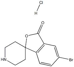 5-Bromo-3H-spiro[isobenzofuran-1,4'-piperidin]-3-one hydrochloride 구조식 이미지