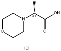 (R)-2-Morpholin-4-yl-propionic acid hydrochloride Structure