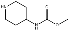N-4-piperidinyl-Carbamic acid methyl ester Structure