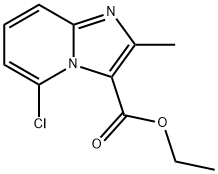5-Chloro-2-methyl-imidazo[1,2-a]pyridine-3-carboxylic acid ethyl ester Structure