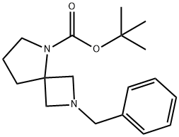 2-benzyl-2,5-Diazaspiro[3.4]octane-5-carboxylic acid 1,1-dimethylethyl ester Structure