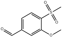 3-methoxy-4-(methylsulfonyl)benzaldehyde 구조식 이미지