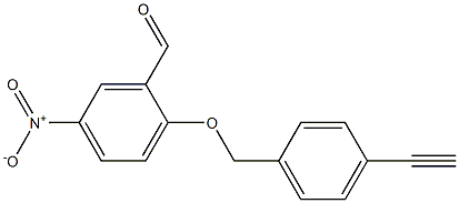 2-((4-Ethynylbenzyl)oxy)-5-nitrobenzaldehyde Structure