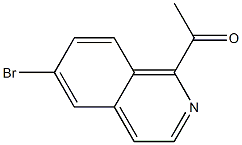 1-(6-Bromoisoquinolin-1-yl)ethanone Structure