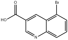 5-bromoquinoline-3-carboxylic acid 구조식 이미지