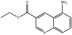 ethyl 5-aminoquinoline-3-carboxylate 구조식 이미지