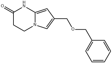 7-((Benzyloxy)methyl)-3,4-dihydropyrrolo[1,2-a]pyrimidin-2(1H)-one 구조식 이미지