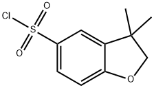 3,3-dimethyl-2,3-dihydrobenzofuran-5-sulfonyl chloride 구조식 이미지