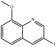 3-iodo-8-methoxyQuinoline 구조식 이미지
