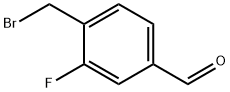 4-(Bromomethyl)-3-fluorobenzaldehyde Structure