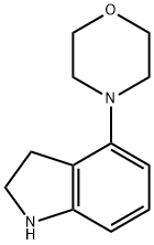 4-morpholinoindoline Structure