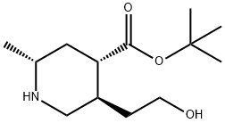 (2R,4S,5R)-4-Boc-5-(2-hydroxyethyl)-2-methylpiperidine 구조식 이미지