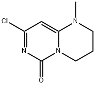 8-chloro-1-methyl-1,2,3,4-tetrahydropyrimido[1,6-a]pyrimidin-6-one 구조식 이미지