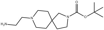 tert-butyl 8-(2-aminoethyl)-2,8-diazaspiro[4.5]decane-2-carboxylate Structure