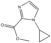 methyl 1-cyclopropyl-1H-imidazole-2-carboxylate Structure