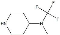 N-methyl-N-(trifluoromethyl)piperidin-4-amine 구조식 이미지