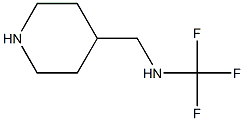 1,1,1-trifluoro-N-(piperidin-4-ylmethyl)methanamine Structure